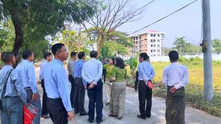 ဆေးဝါးတက္ကသိုလ်၊ ရန်ကုန်သို့ ကျန်းမာရေးဝန်ကြီးဌာနပြည်ထောင်စုဝန်ကြီး လာရောက်ခြင်း