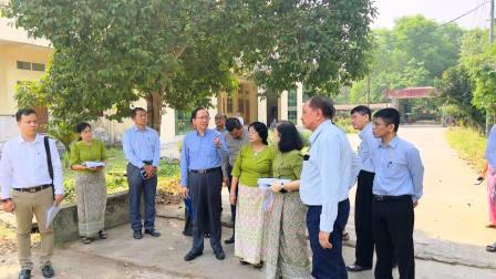 ဆေးဝါးတက္ကသိုလ်၊ ရန်ကုန်သို့ ကျန်းမာရေးဝန်ကြီးဌာနပြည်ထောင်စုဝန်ကြီး လာရောက်ခြင်း