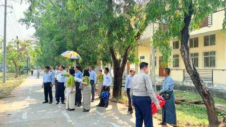 ဆေးဝါးတက္ကသိုလ်၊ ရန်ကုန်သို့ ကျန်းမာရေးဝန်ကြီးဌာနပြည်ထောင်စုဝန်ကြီး လာရောက်ခြင်း
