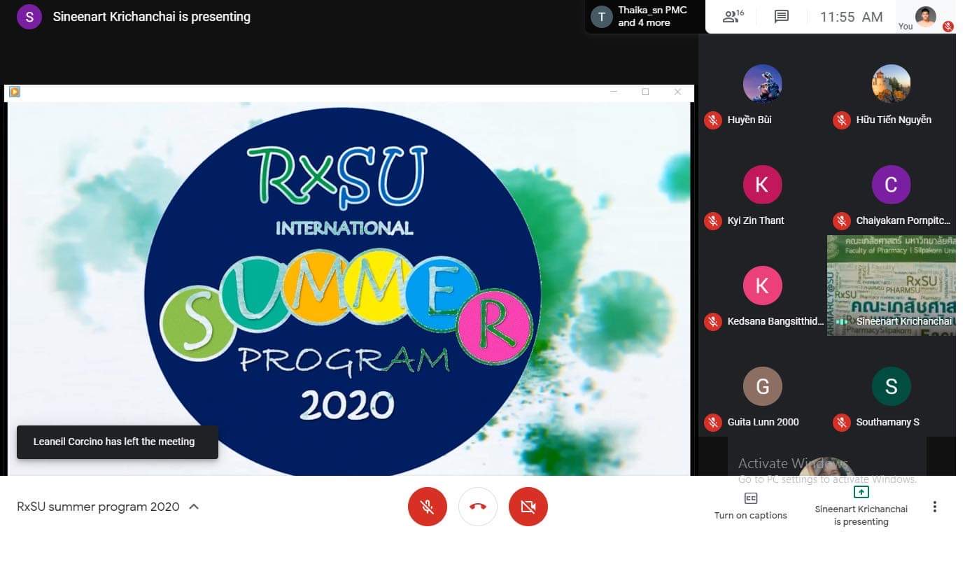 RXSU international summer program 2020